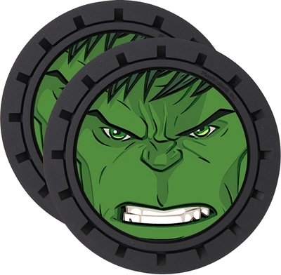 Plasticolor Marvel Incredible Hulk Cup Holder Coaster Inserts